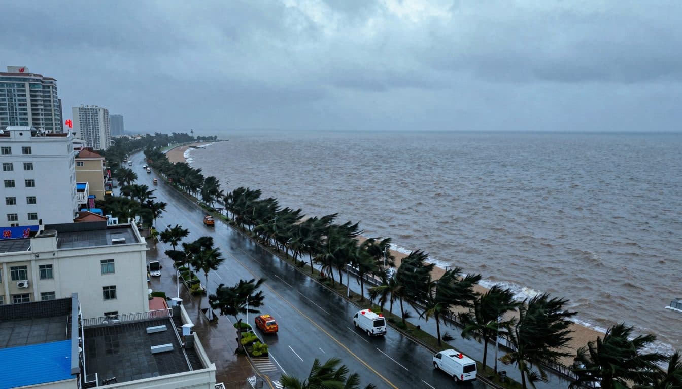Il tifone „Bavi" colpisce la costa orientale della Cina – le autorità evacuano circa 1,8 milioni di persone