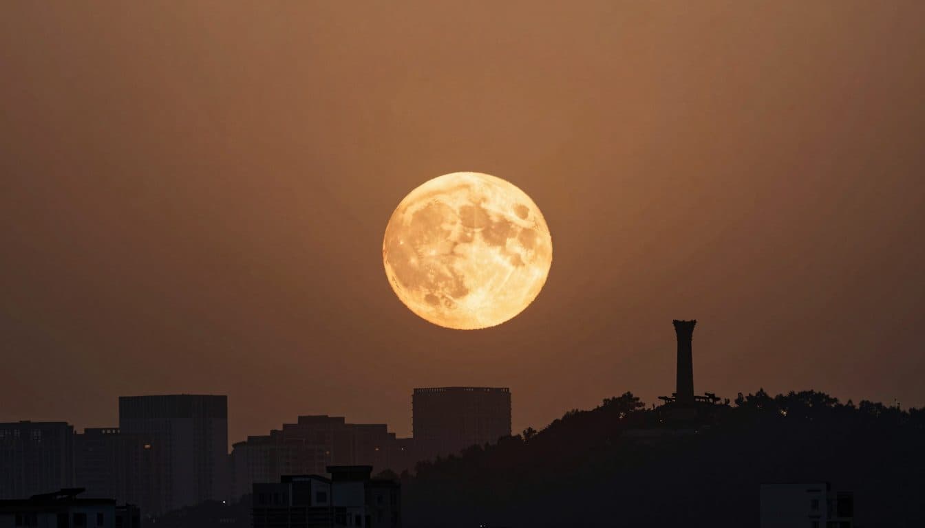 La Luna delle Fragole brilla sulla Germania – una luna piena di giugno dà il via all'estate