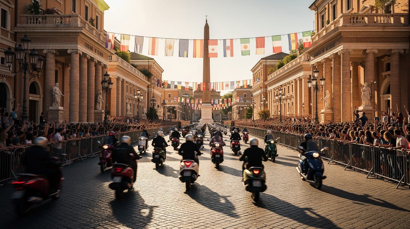 Vespa 80 anni: World Days a Roma con l'Austria