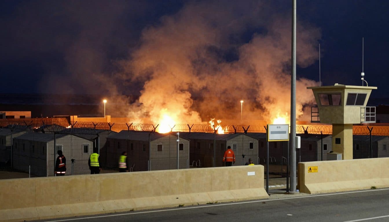 Incendio nel campo migranti di Ceuta: situazione e reazioni