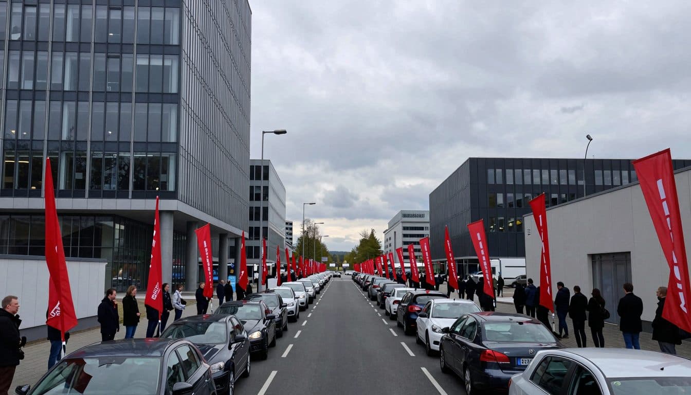 Carovane di auto e scioperi di avvertimento: IG Metall si mobilita contro i piani di risparmio di Volkswagen, Mercedes e Porsche