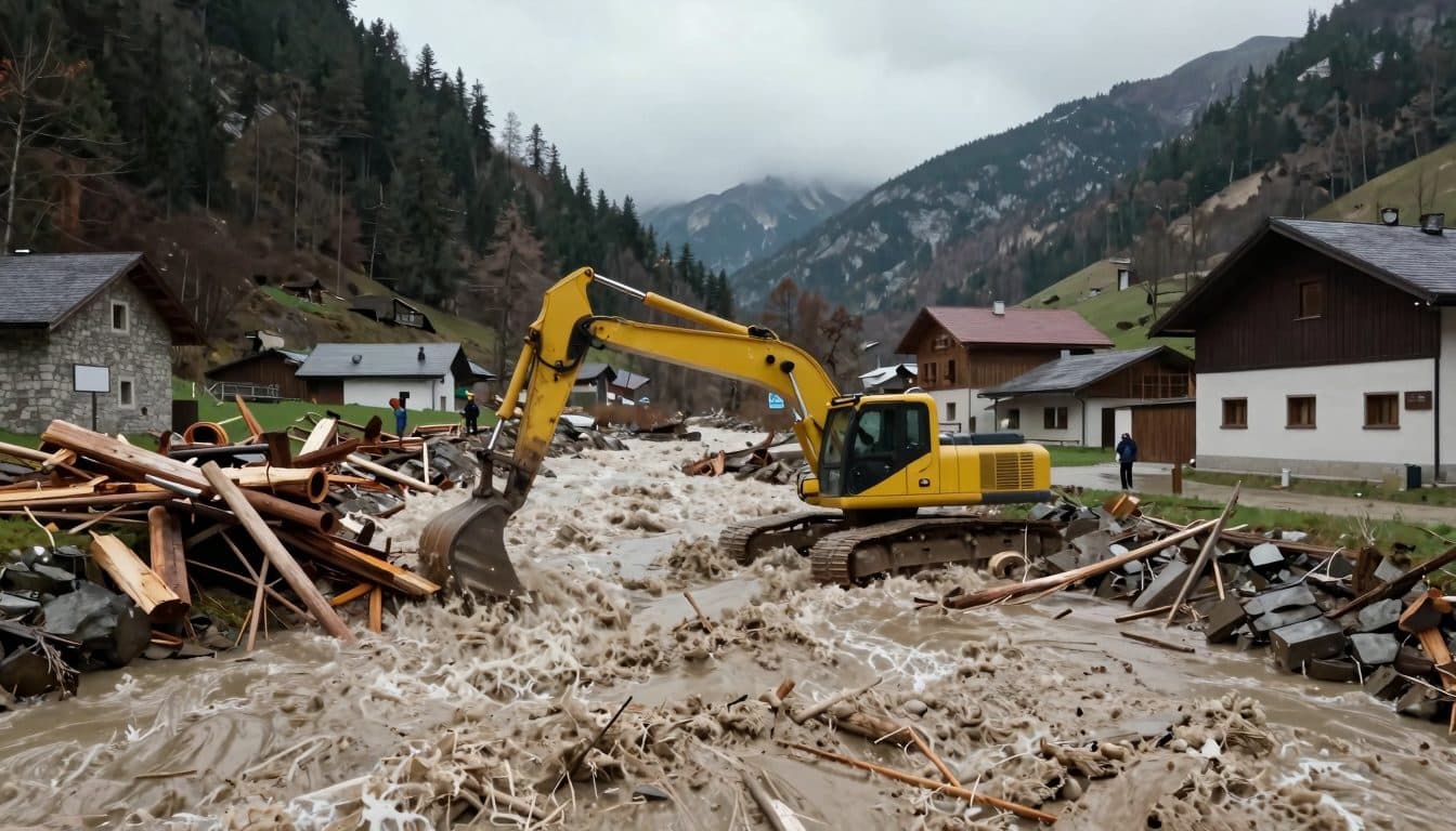 Dopo le tempeste a Stuhlfelden: due case inagibili, si scavano le dighe dei torrenti