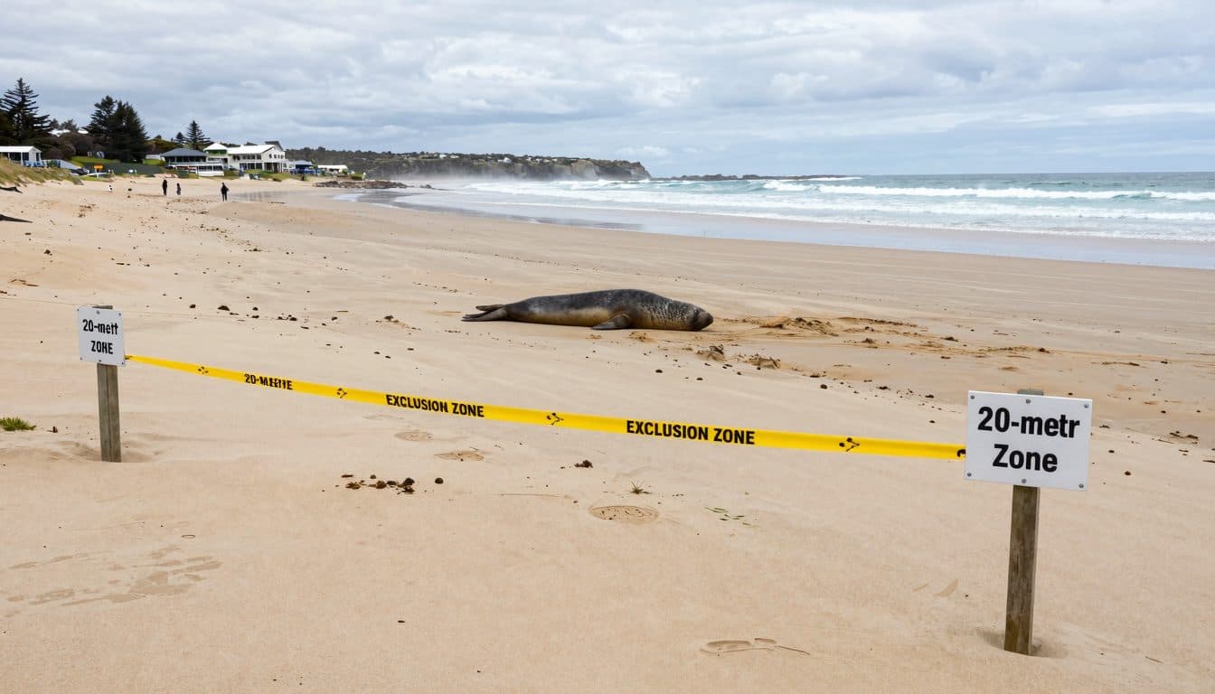 Le autorità della Tasmania chiedono ai fan di stare alla larga da Neil, l'elefante marino che continua a devastare la loro città