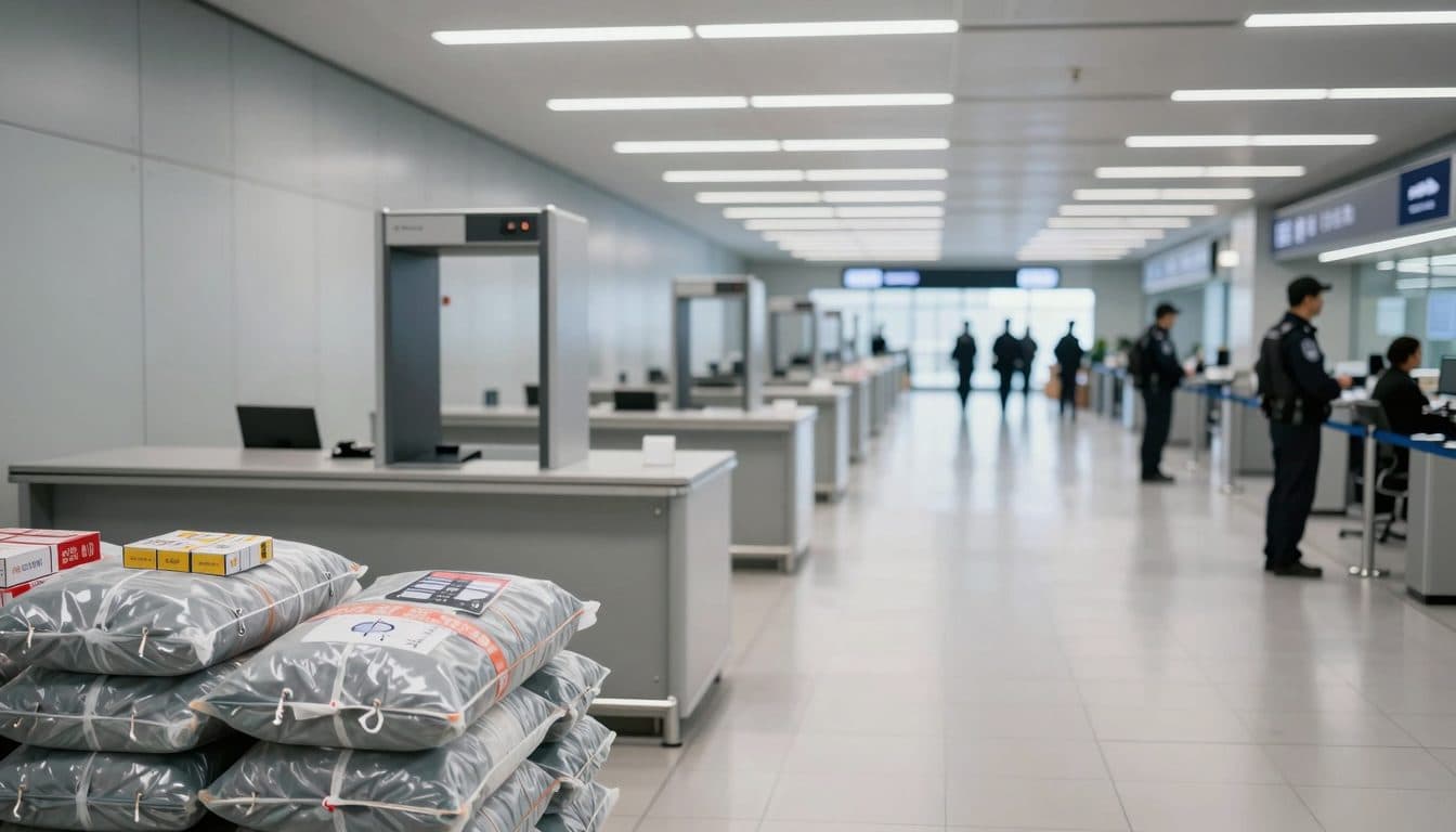 La dogana all'aeroporto di Vienna registra 5.003 sequestri nel 2025