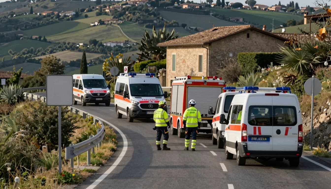 Incidente autobus Italia centrale: 6 morti e 27 feriti presso Rieti