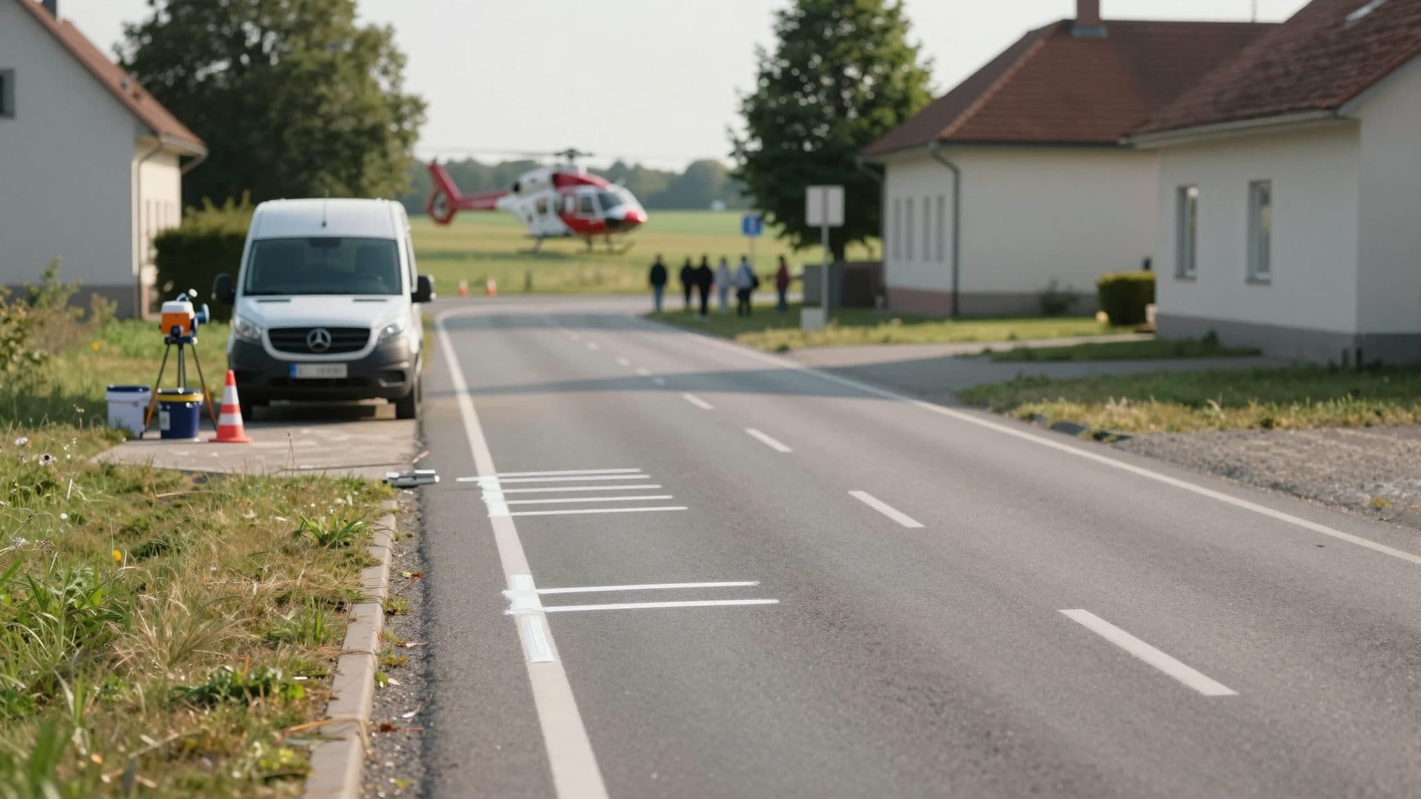 Auto investe gruppo di operai a Scheibbs: due feriti