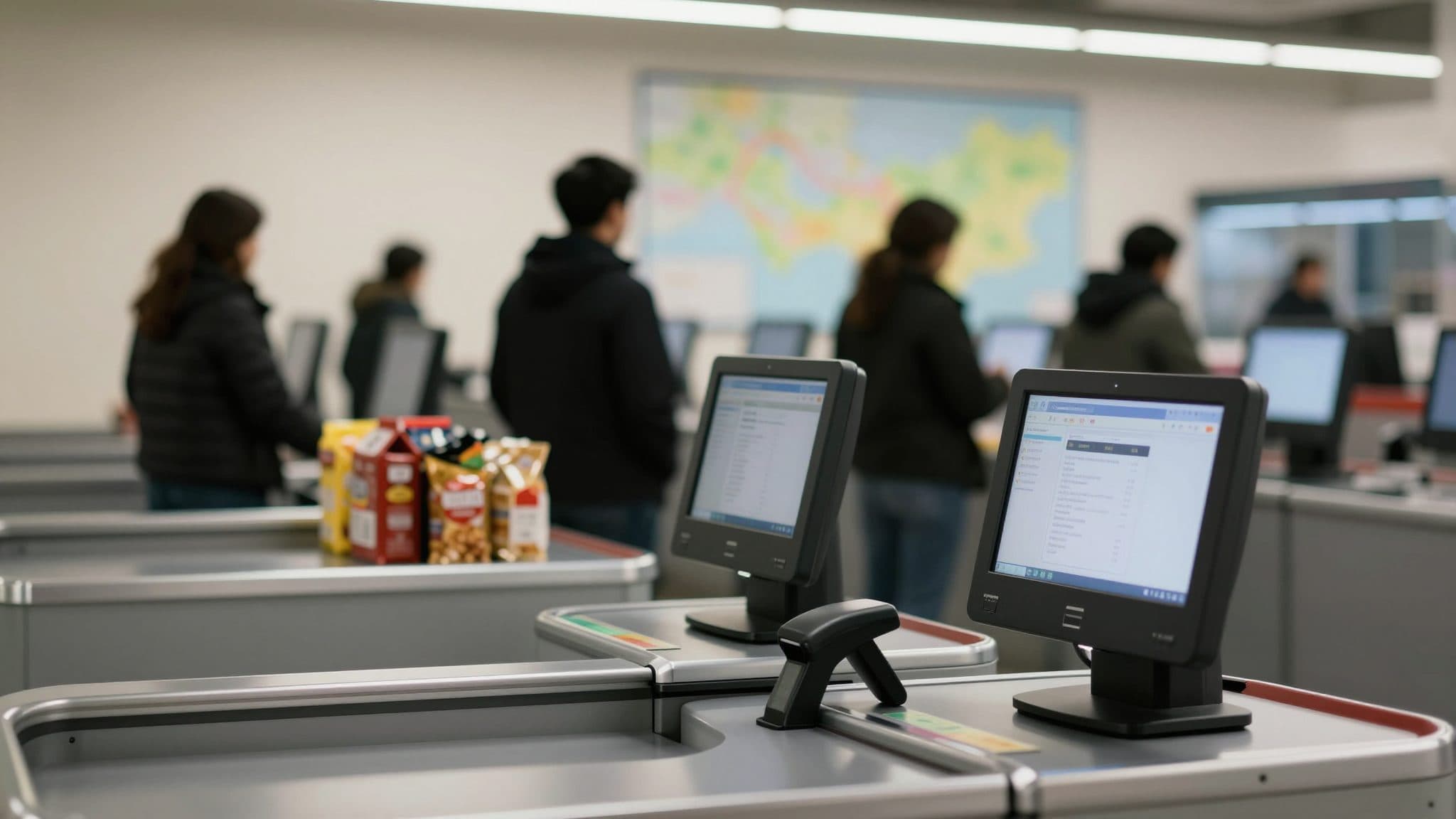 Uno su due usa le casse self-service: sondaggio mostra la crescente fiducia nei sistemi self-checkout e Scan & Go