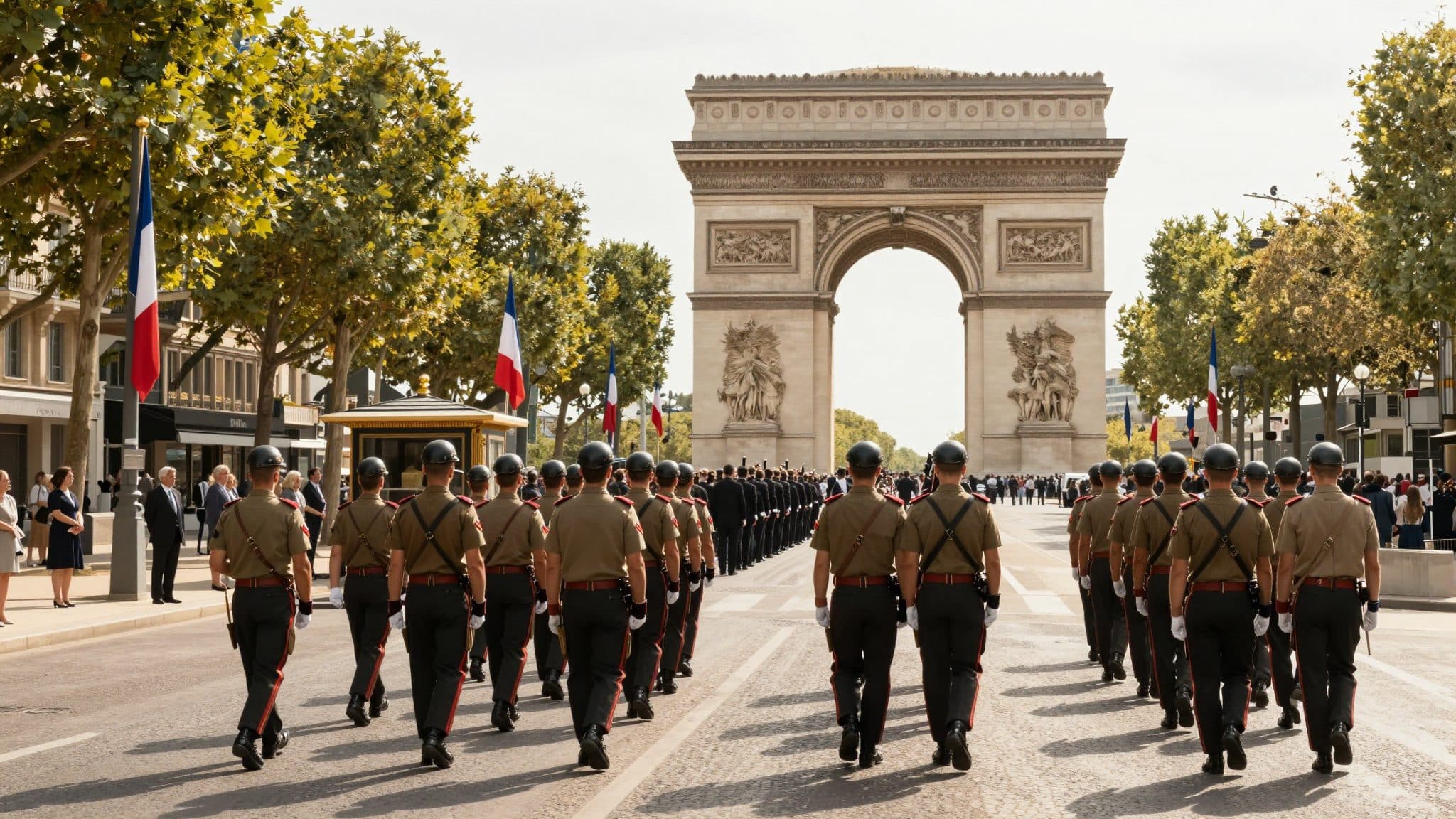 Macron accoglie circa 30 capi di Stato e di governo per l'ultima parata della Festa della Bastiglia come segno per l'Ucraina