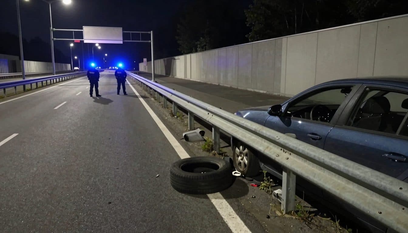 Dodicenne guida di notte senza autorizzazione sull'A1 e provoca un incidente