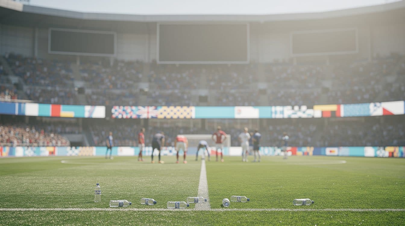 Pause per bere durante i Mondiali di calcio: i giocatori ne traggono beneficio, la pubblicità ne trae beneficio insieme