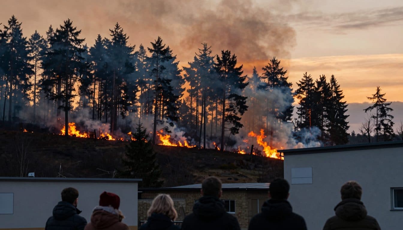 Incendio boschivo a Hürtgenwald: le fiamme nell'Eifel si propagano, la Bundeswehr supports le operazioni di spegnimento