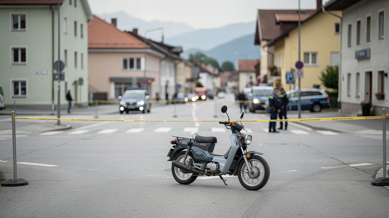 15enne ferisce due poliziotti durante una fuga in motorino a Steyr
