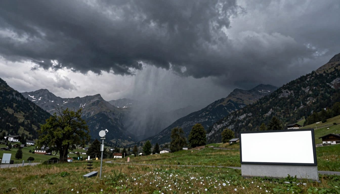 Allerta maltempo per il sud dell'Austria: forti temporali con grandine e raffiche di vento previsti