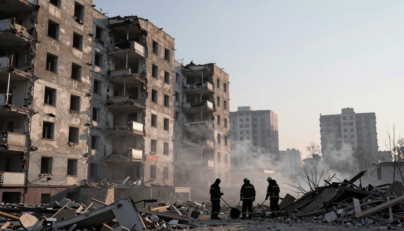 Gli attacchi russi su Kiev provocano almeno nove morti