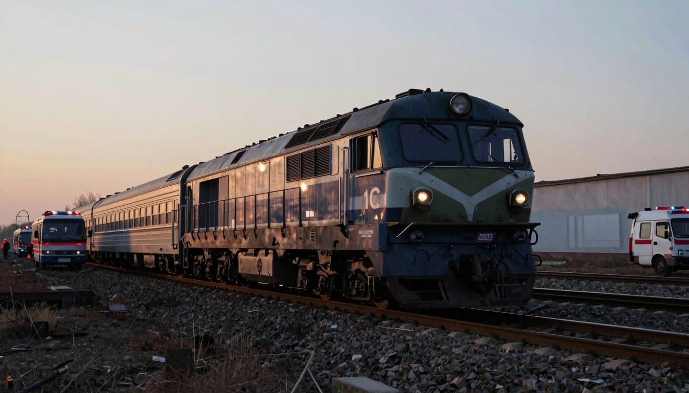 Drone russo colpisce la locomotiva di un treno passeggeri nella regione di Odessa