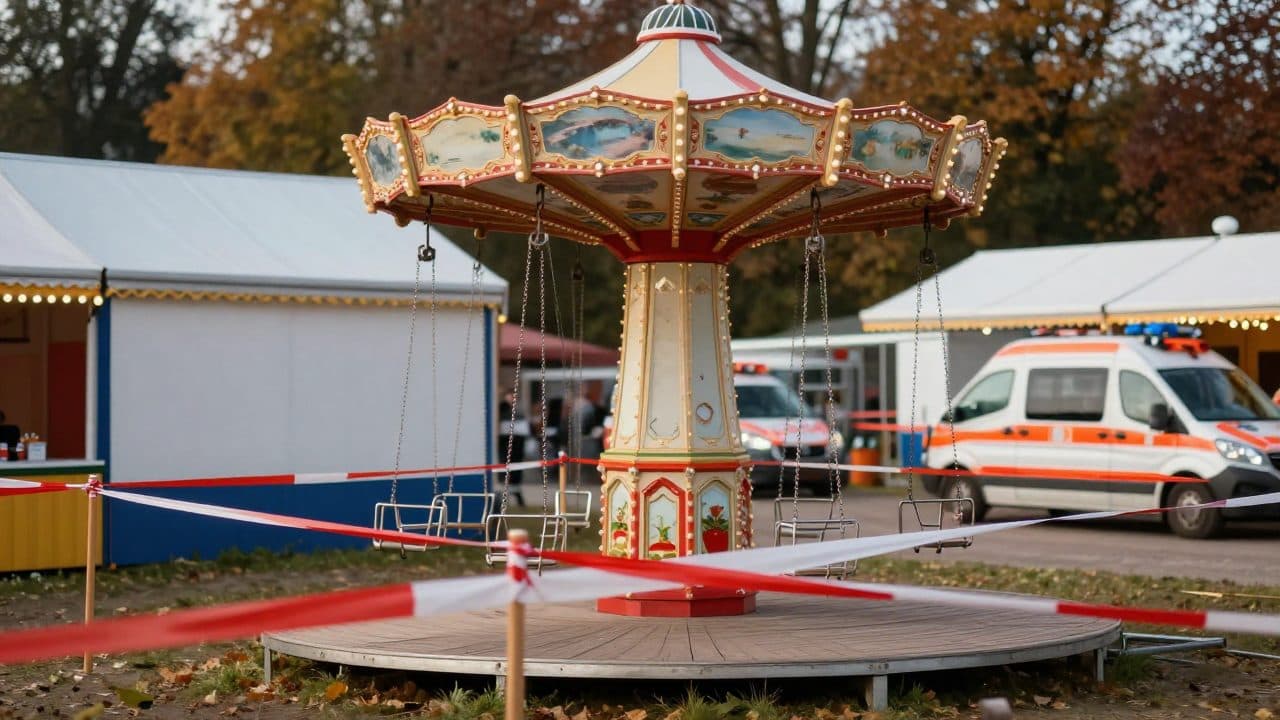 Dipendente rianimato sull'altalena delle navi alla Wiesn: la polizia non vede pericolo per i passeggeri