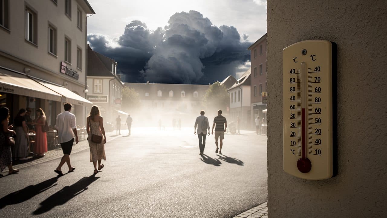 L'ondata di caldo in Assia prosegue – temperature fino a 40 gradi e temporali previsti