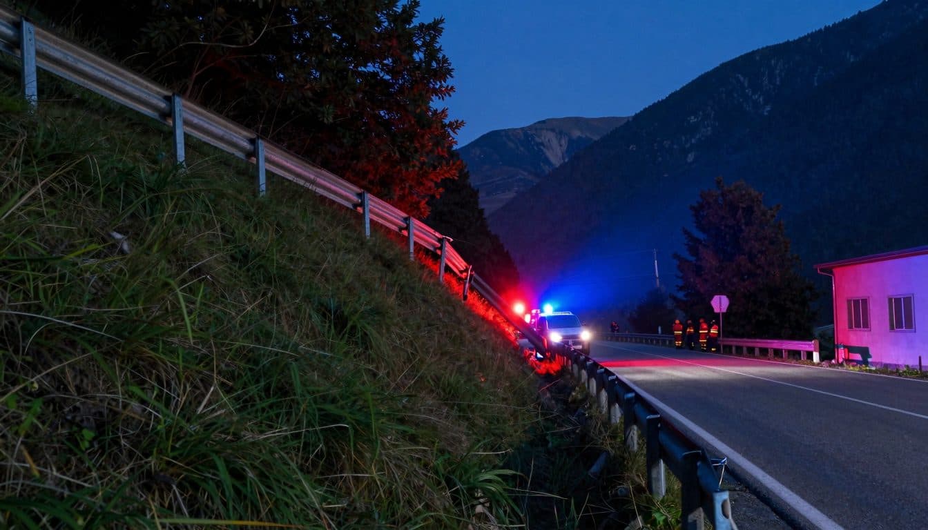 Auto precipita oltre una scarpata ad Assling: 18enne in condizioni critiche, conducente 21enne lievemente ferito