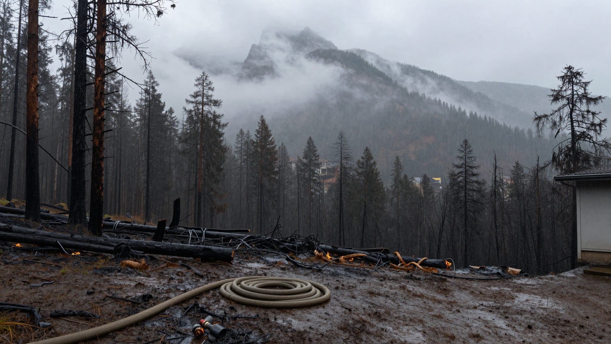 Pioggia intensa frena l'incendio boschivo nella provincia di Udine – Situazione in Friuli-Venezia Giulia