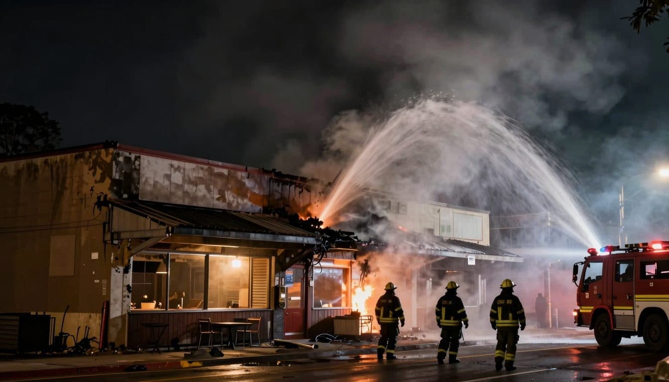Incendio di un ristorante a Thusis GR: cinque persone risultano disperse