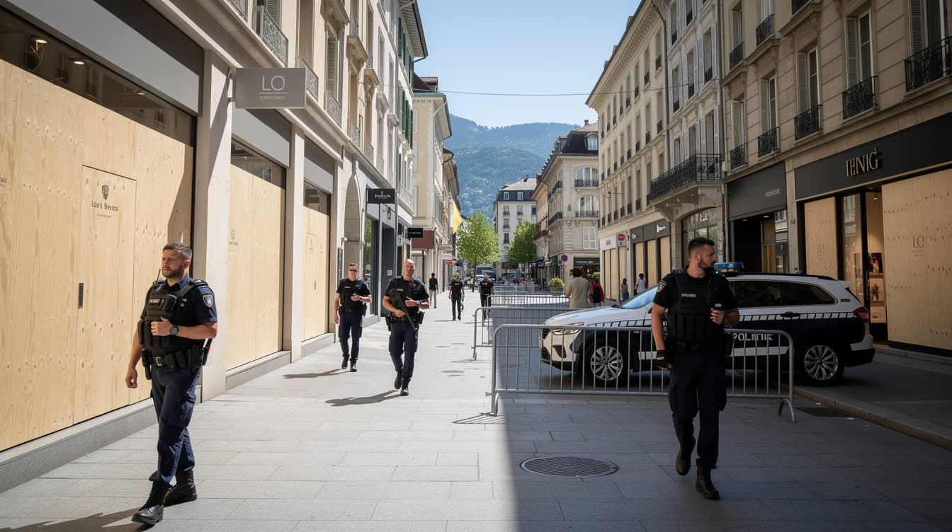 Prima del vertice del G7 a Évian: Ginevra si prepara a una grande manifestazione – ricordi del 2003