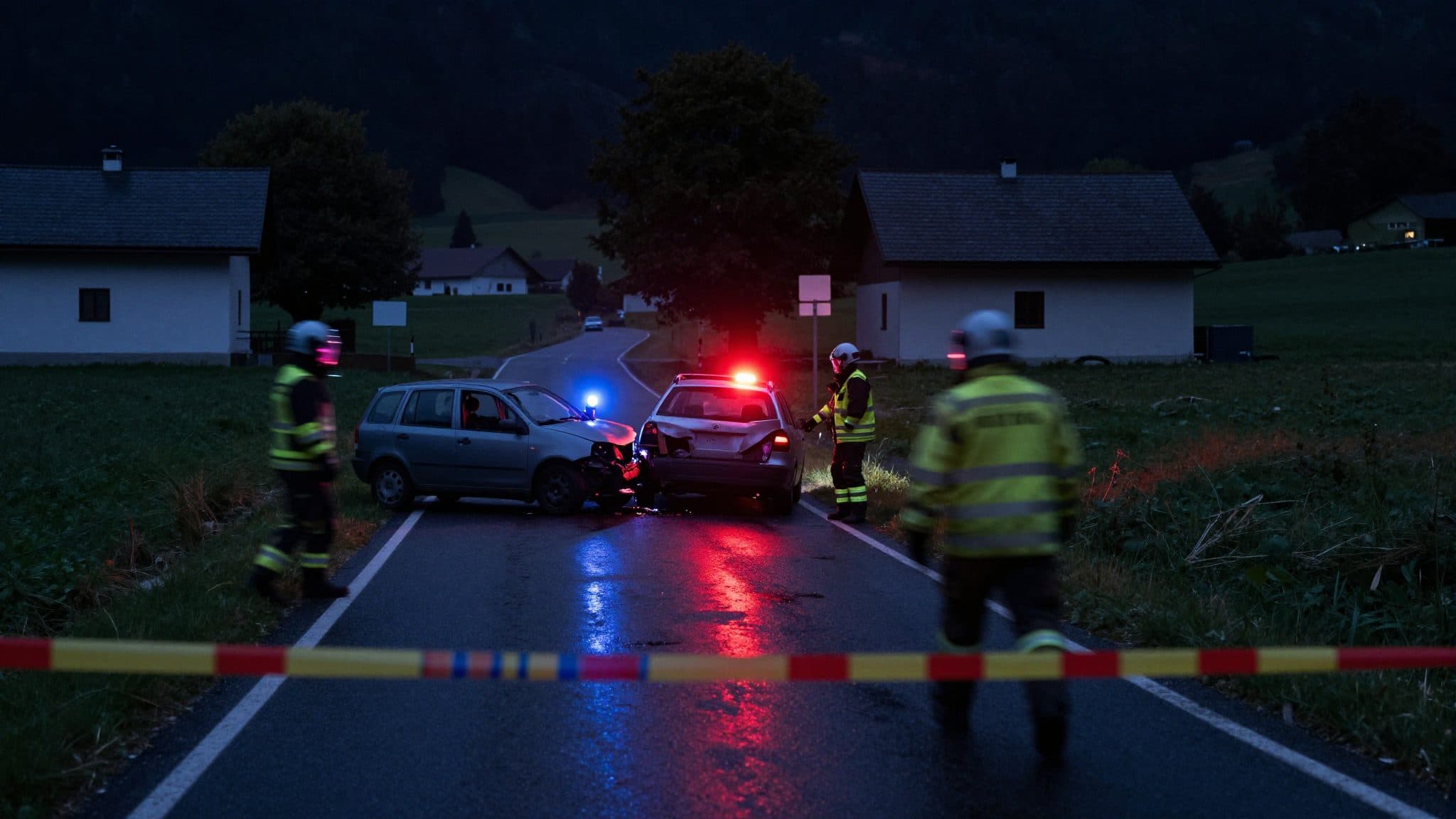 Guidatore ubriaco senza patente si schianta frontalmente contro un'auto proveniente dalla direzione opposta sulla L406 – due feriti gravi