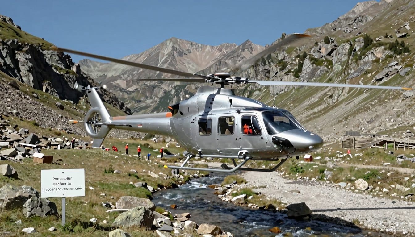 Allerta per l'acqua di montagna: nove escursionisti trasportati in elicottero in clinica nei Pirenei