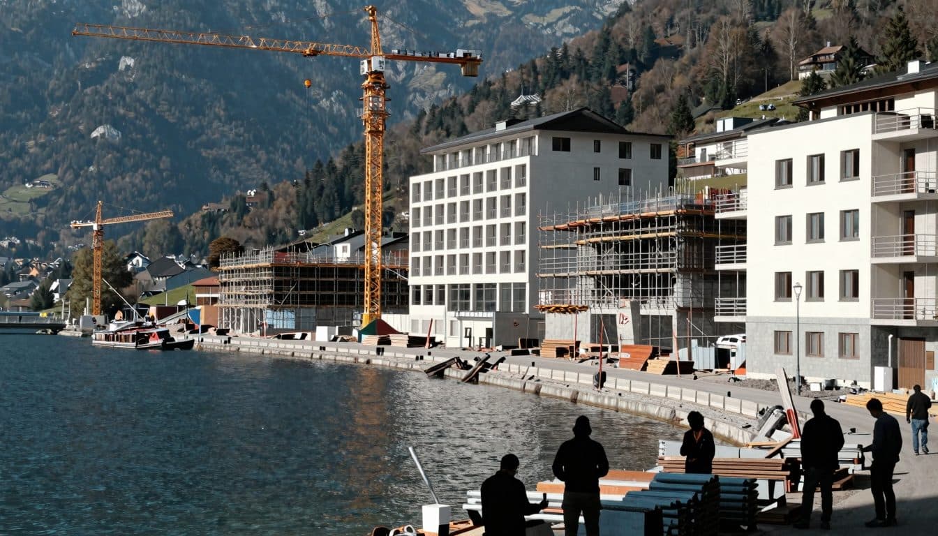 Gmunden approva un contratto di diritto edilizio modificato per il progetto Soravia "Seeviertel" sul Traunsee