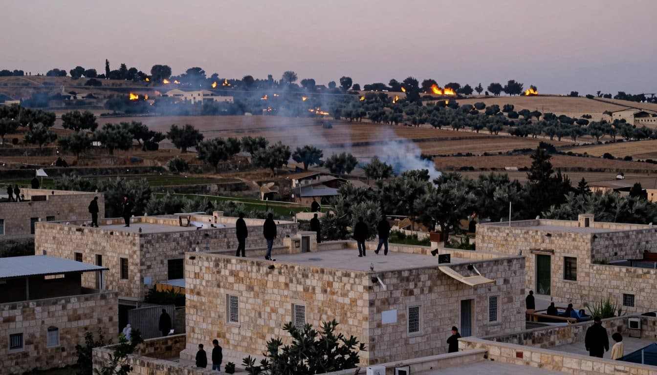 Un palestinese americano torna al villaggio occupato della Cisgiordania sotto assedio dei coloni