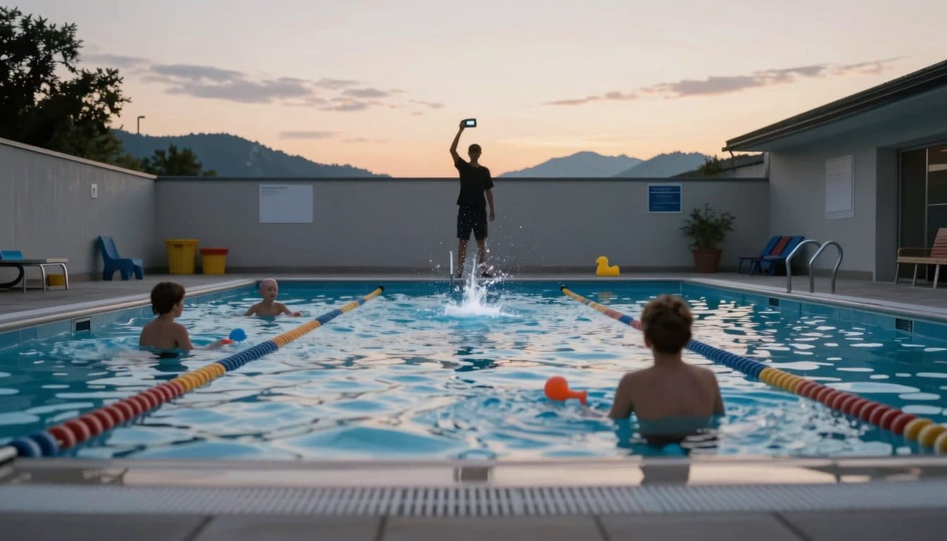 Bagnino in Alta Austria avrebbe minacciato bambini con un taser