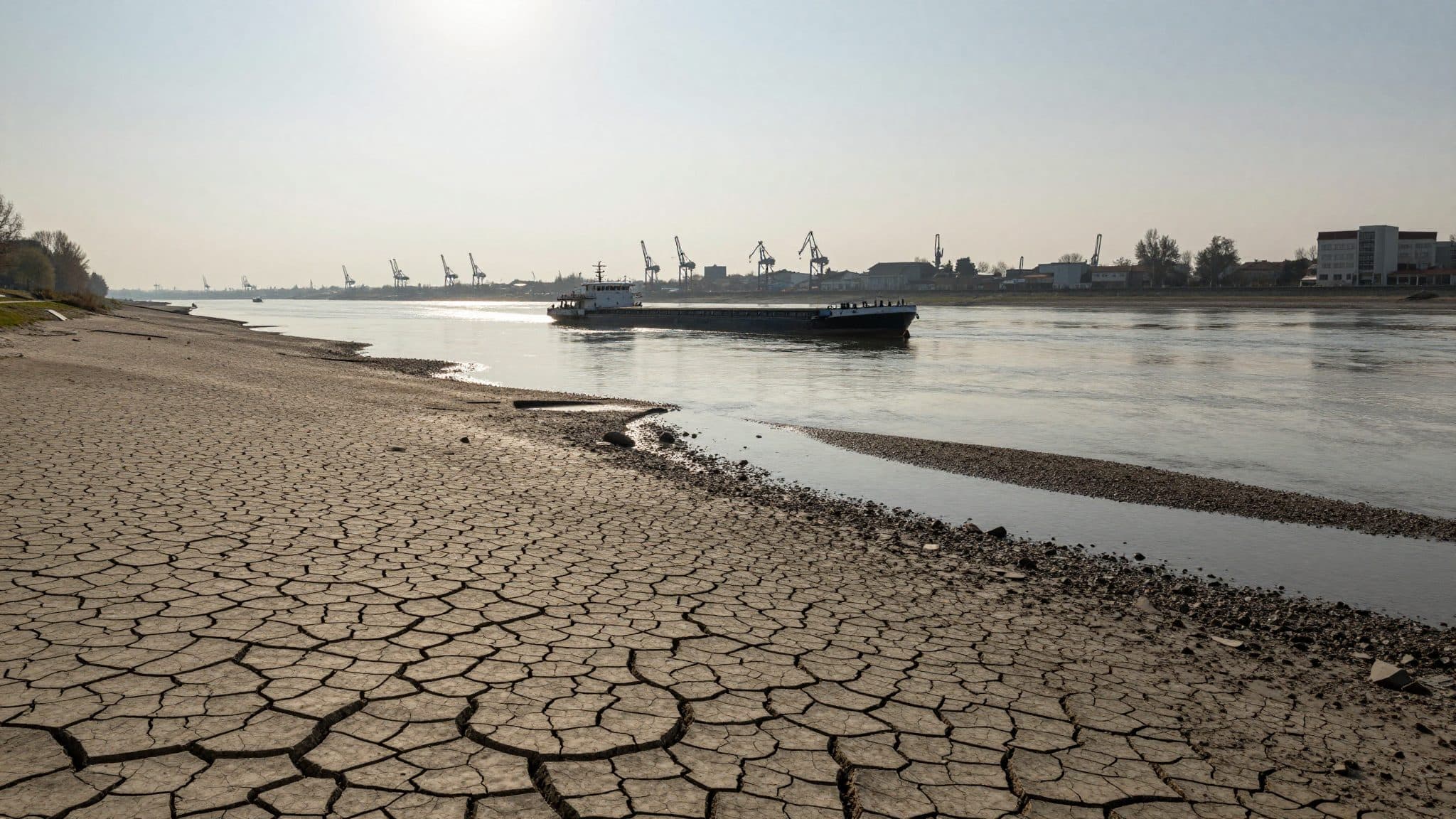 L'IW avverte: la siccità minaccia la crescita economica tedesca nel 2026