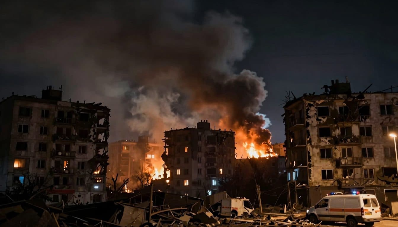 Attacchi missilistici russi su Kiev: almeno sette morti nelle esplosioni notturne