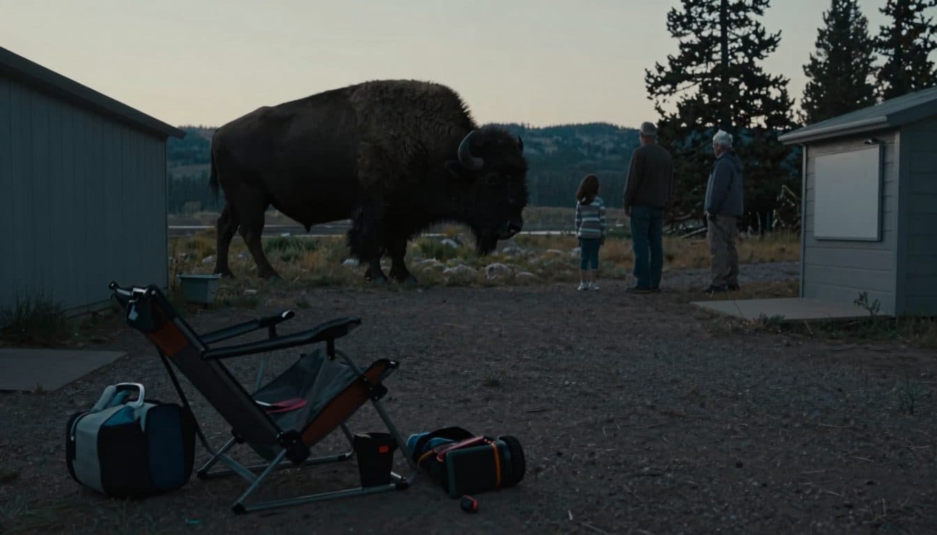 Un bison attacca un pensionato a Yellowstone: uomo gravemente ferito nell'assalto a un campeggio