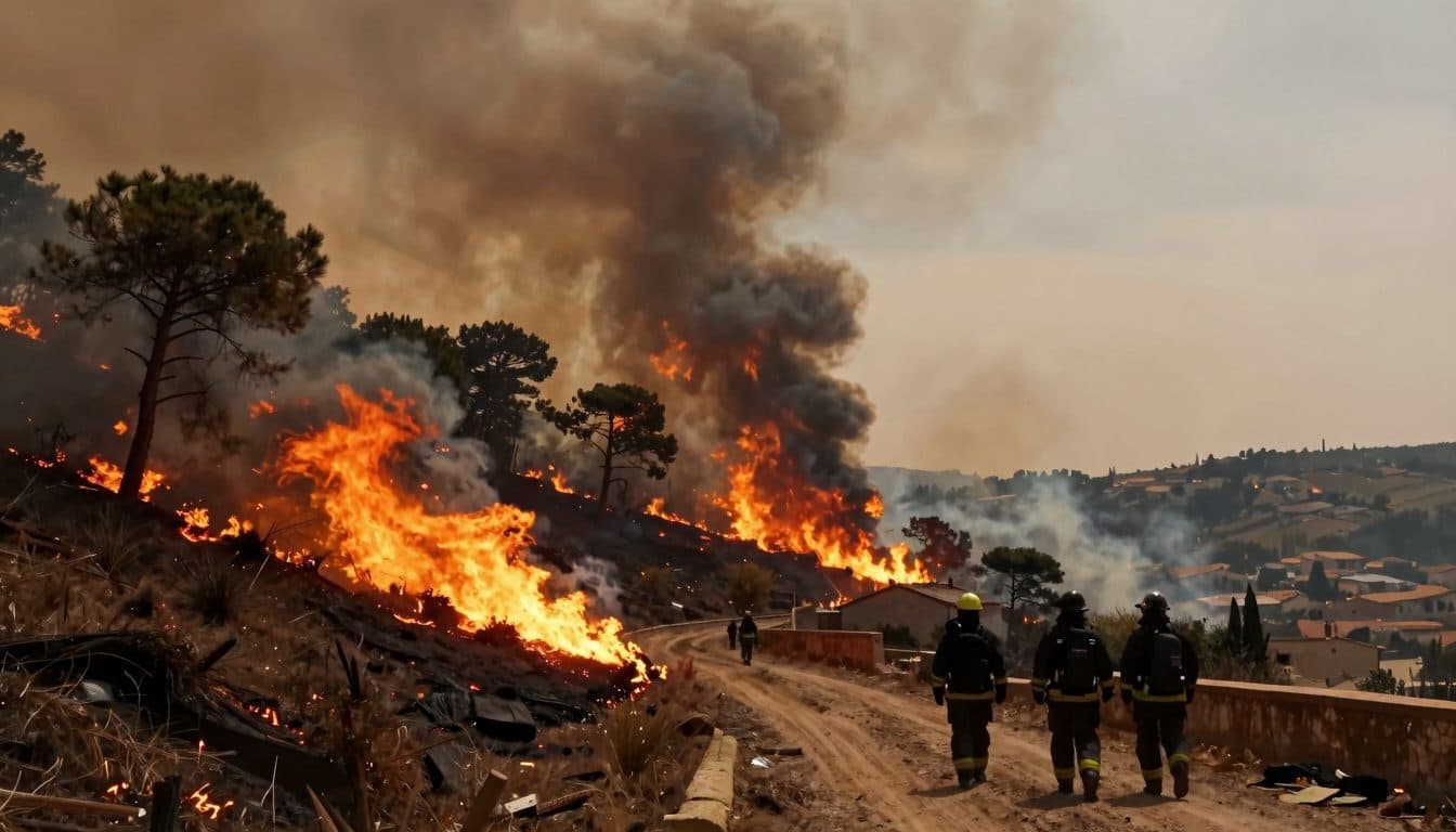 Incendi boschivi nel sud della Francia: centinaia di soccorritori contro le fiamme vicino a Taradeau e Les Arcs-sur-Argens