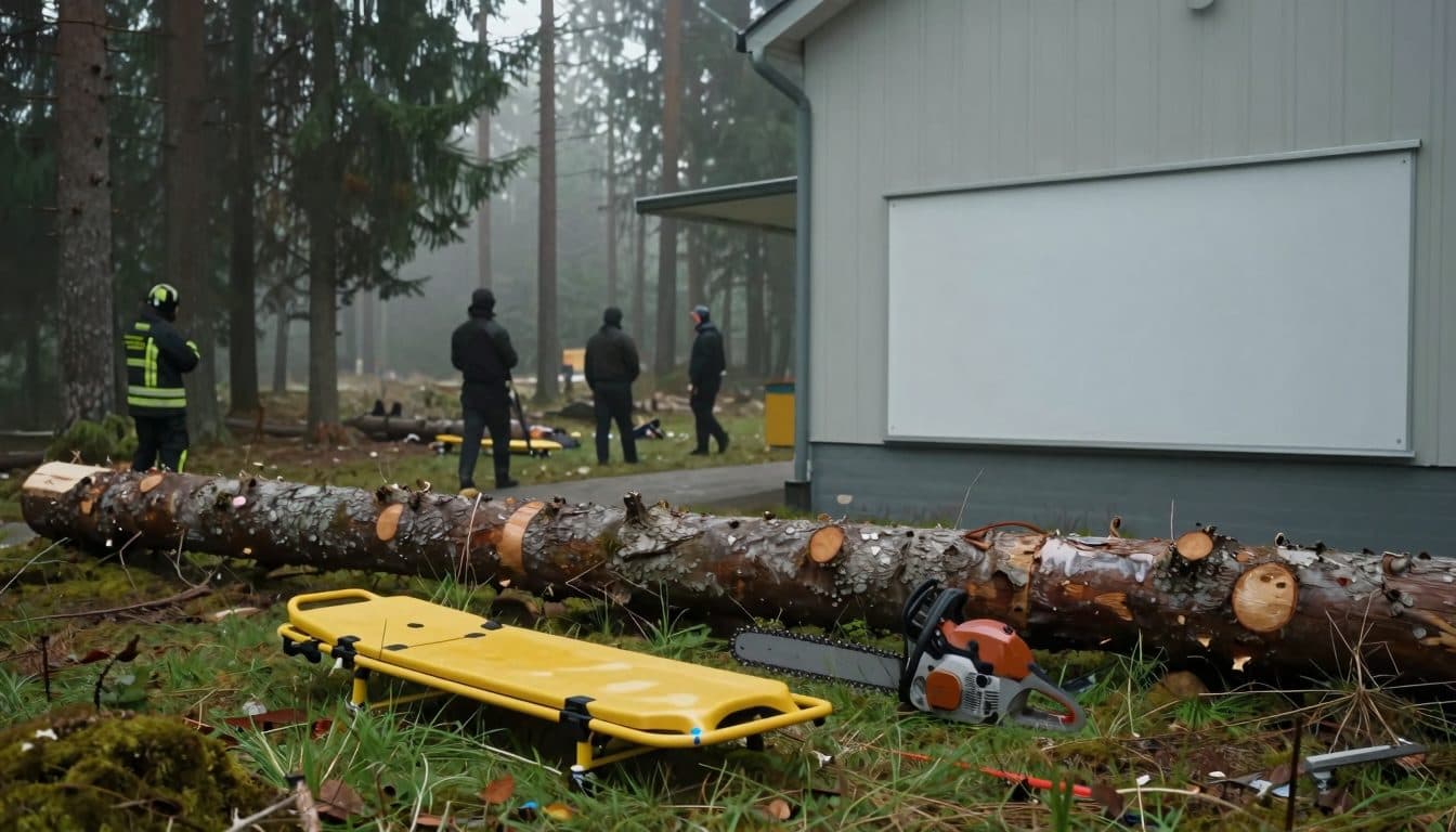 Incidente forestale a Bad Großpertholz: 74enne ferito alla testa da una motosega