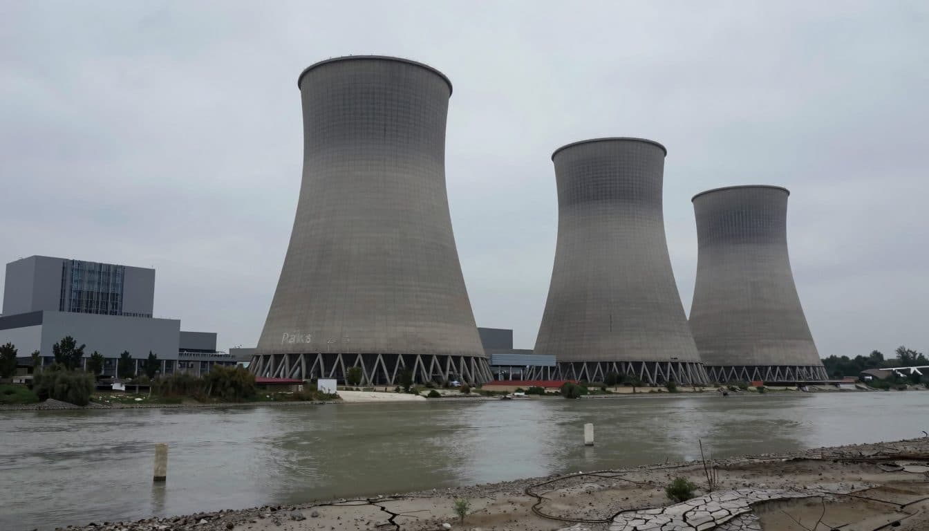 Ingegneri ungheresi mantengono in funzione la centrale nucleare di Paks nonostante il calo del livello del Danubio