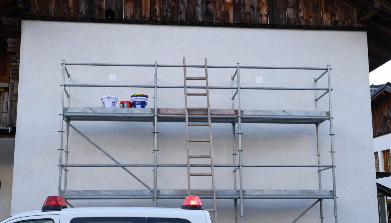 64enne cade dal ponteggio durante lavori di verniciatura a Sölden e resta gravemente ferito