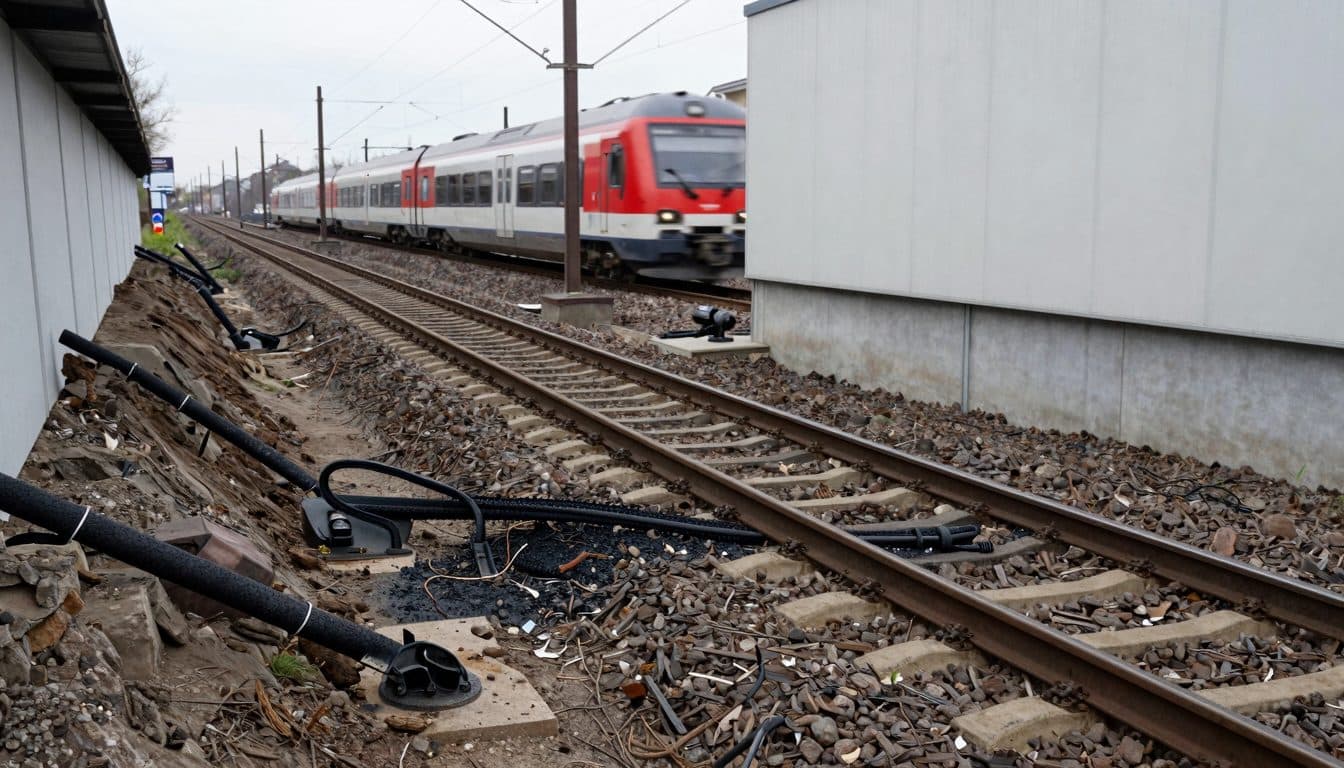 Incendio sulla linea Düsseldorf-Colonia: la polizia indaga su un possibile sabotaggio