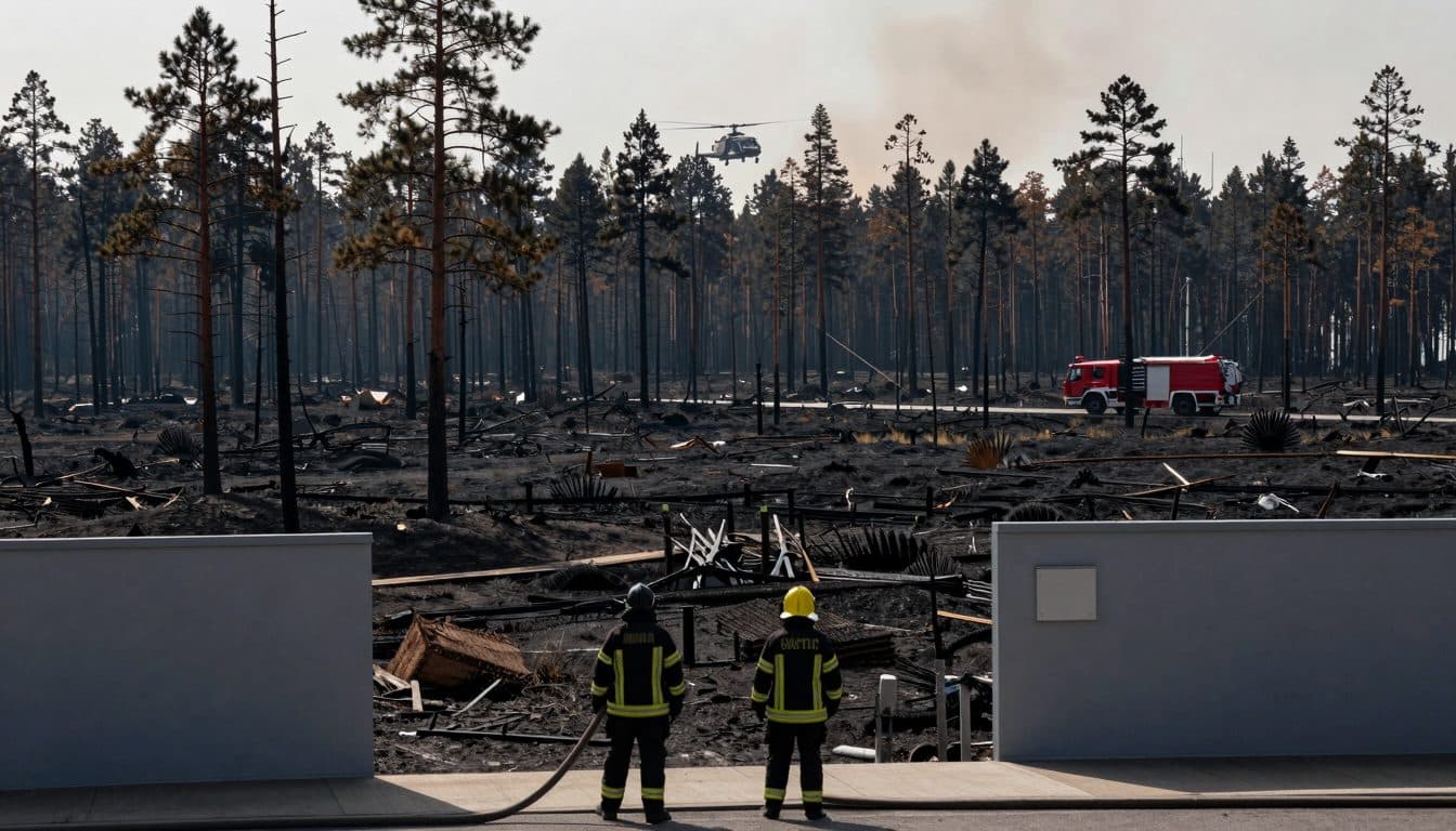 Incendio boschivo nella Gohrischheide: il comune di Zeithain si attende costi superiori a mezzo milione di euro