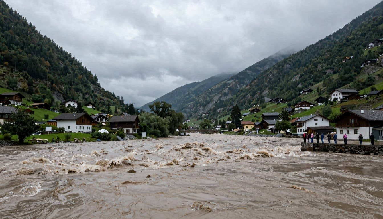 Studio: il cambiamento climatico rende le piene centenarie sulle Alpi più frequenti e intense