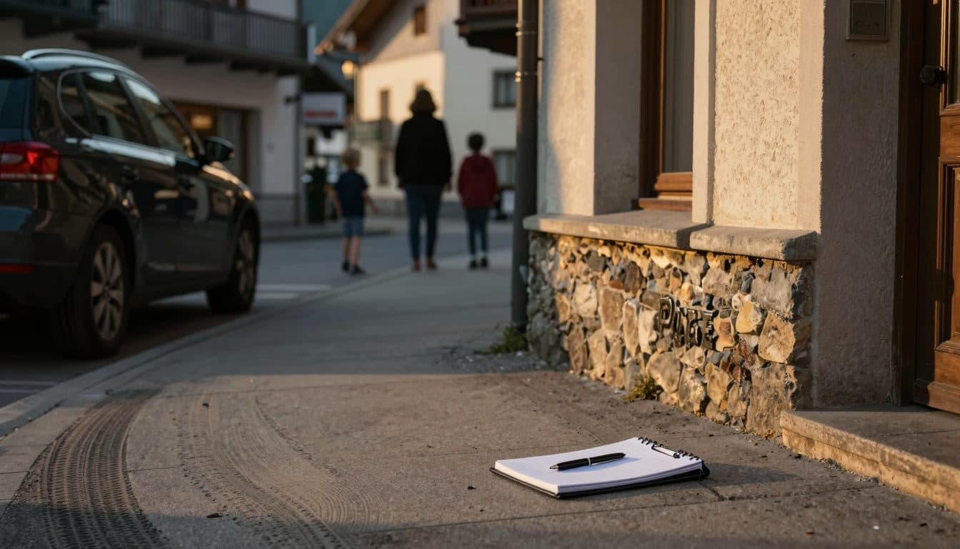 Guidatore ubriaco sale sul marciapiede a Landeck – una madre protegge i bambini