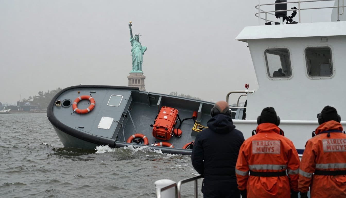 Due morti dopo il ribaltamento di un'imbarcazione nel porto di New York