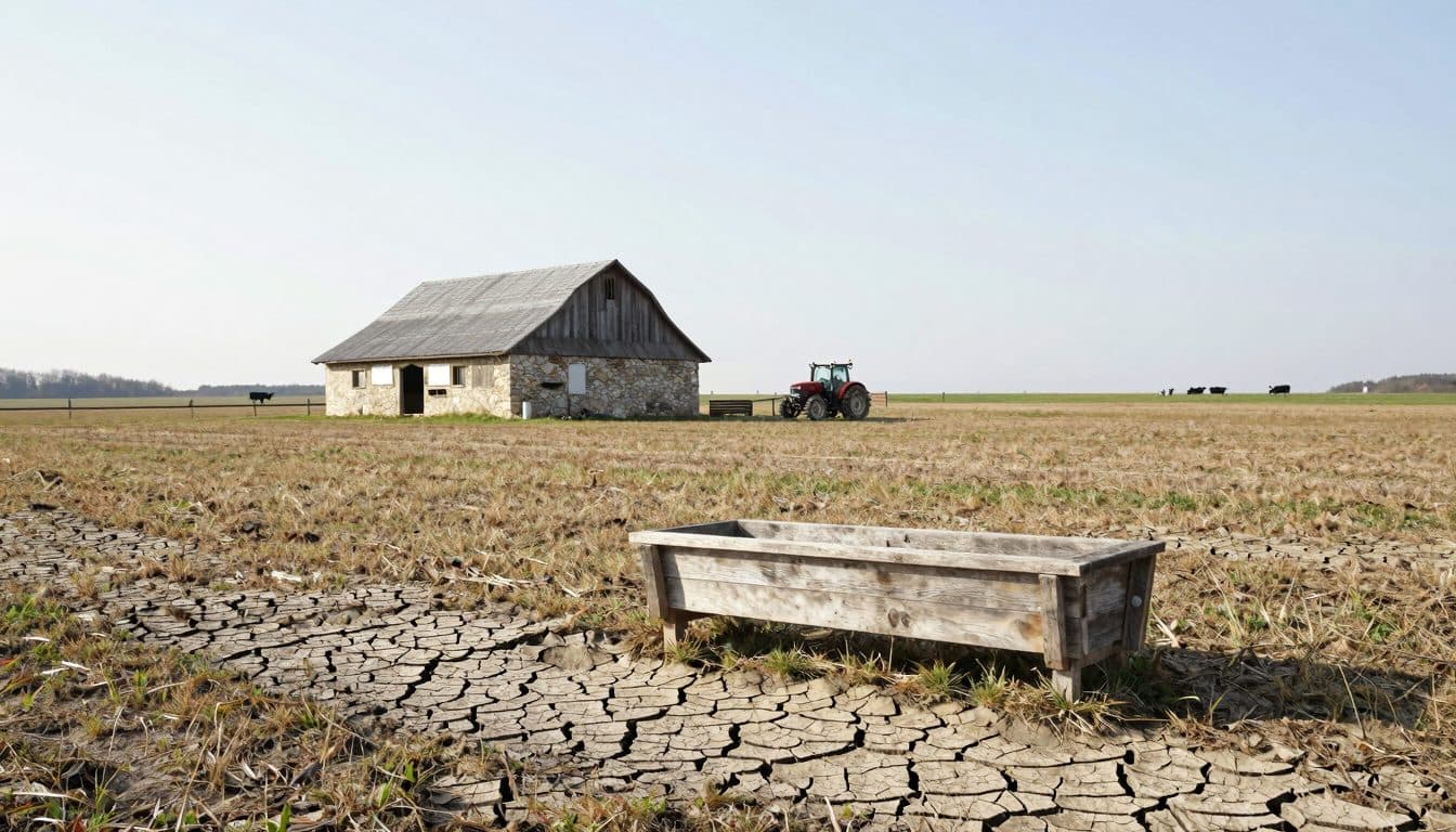 La siccità record nell'Alta Austria costringe gli agricoltori a vendere il bestiame