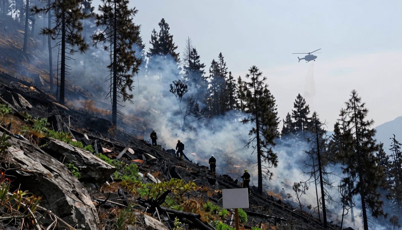 Incendio boschivo sull'Arikogel a Ebensee: circa 80 soccorritori impegnati contro il fuoco in un terreno di difficile accesso