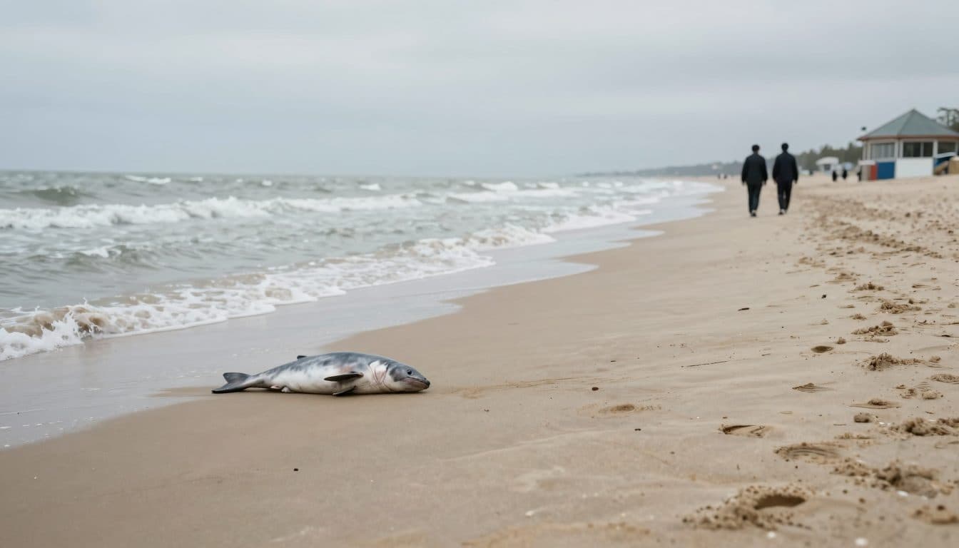Giovane focena muore su una spiaggia di Norderney – la polizia trascina la carcassa fuori dal mare