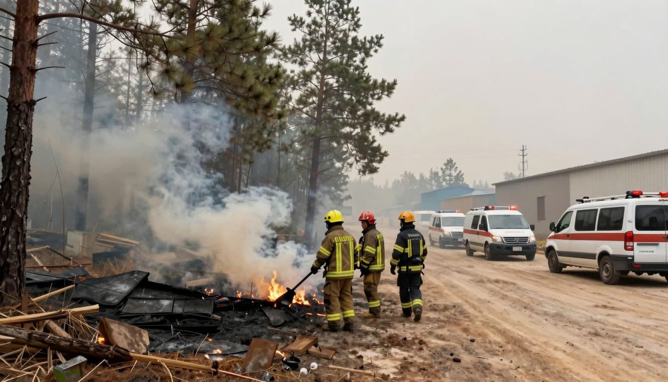 Incendio boschivo nell'ex poligono di tiro vicino a Jüterbog – Vigili del fuoco riferiscono inizialmente una situazione tranquilla