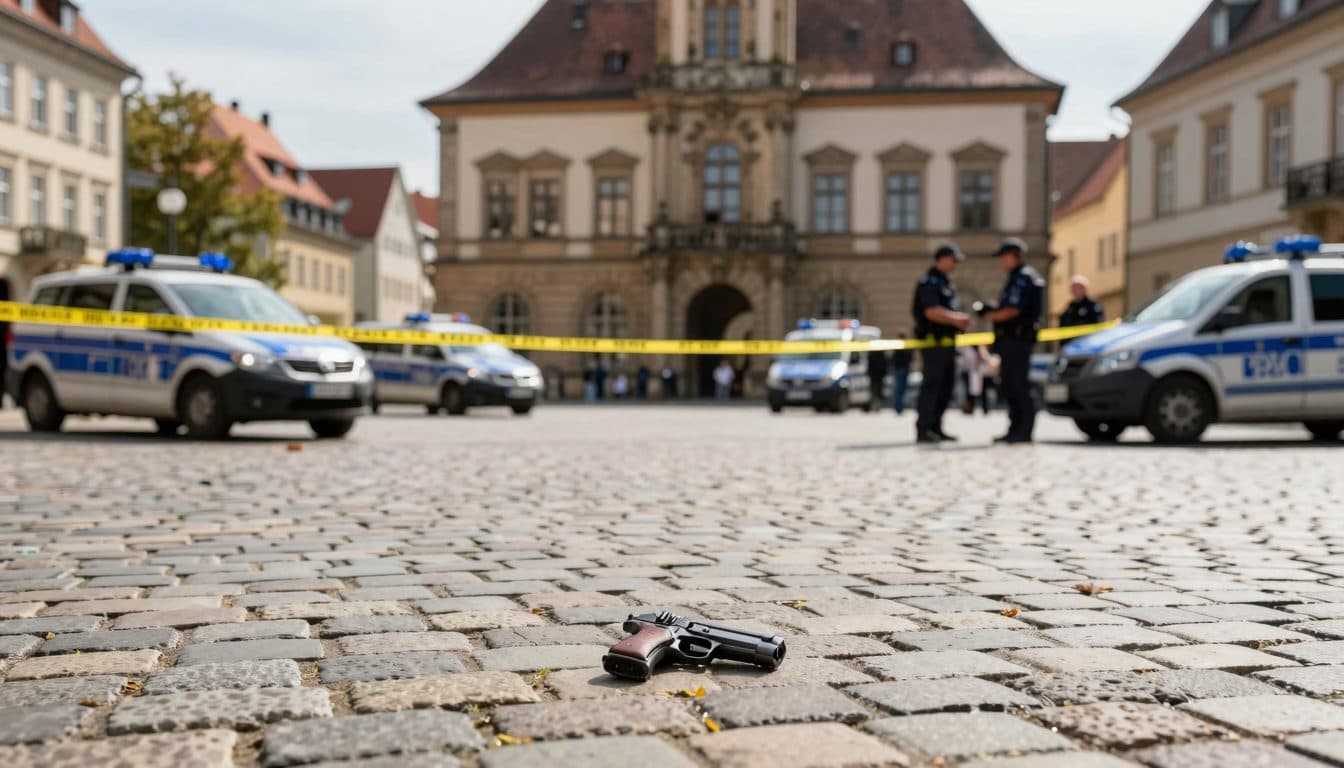 Maxi operazione a Würzburg: la polizia ferma due uomini con pistole giocattolo