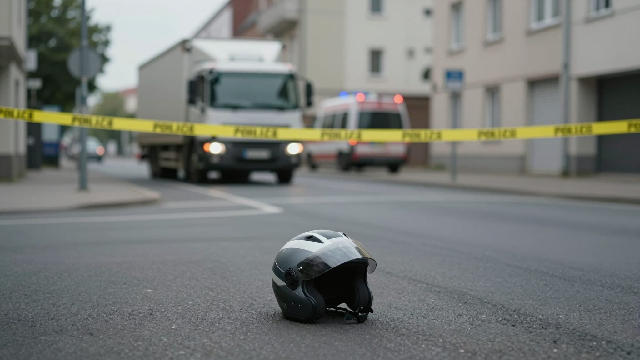 Motociclista gravemente ferito nello scontro con un camion che svoltava a Thaur