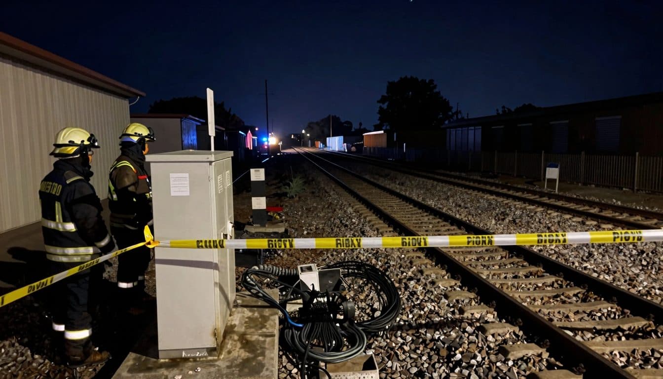 Presunto attentato incendiario contro la linea ferroviaria vicino ad Amburgo paralizza il traffico ferroviario