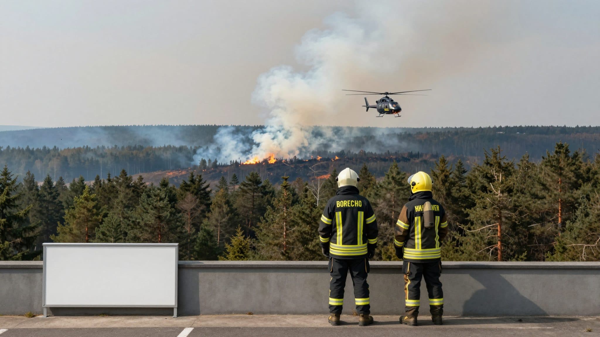 Incendio boschivo nell'Hohes Venn minaccia Monschau e Hürtgenwald
